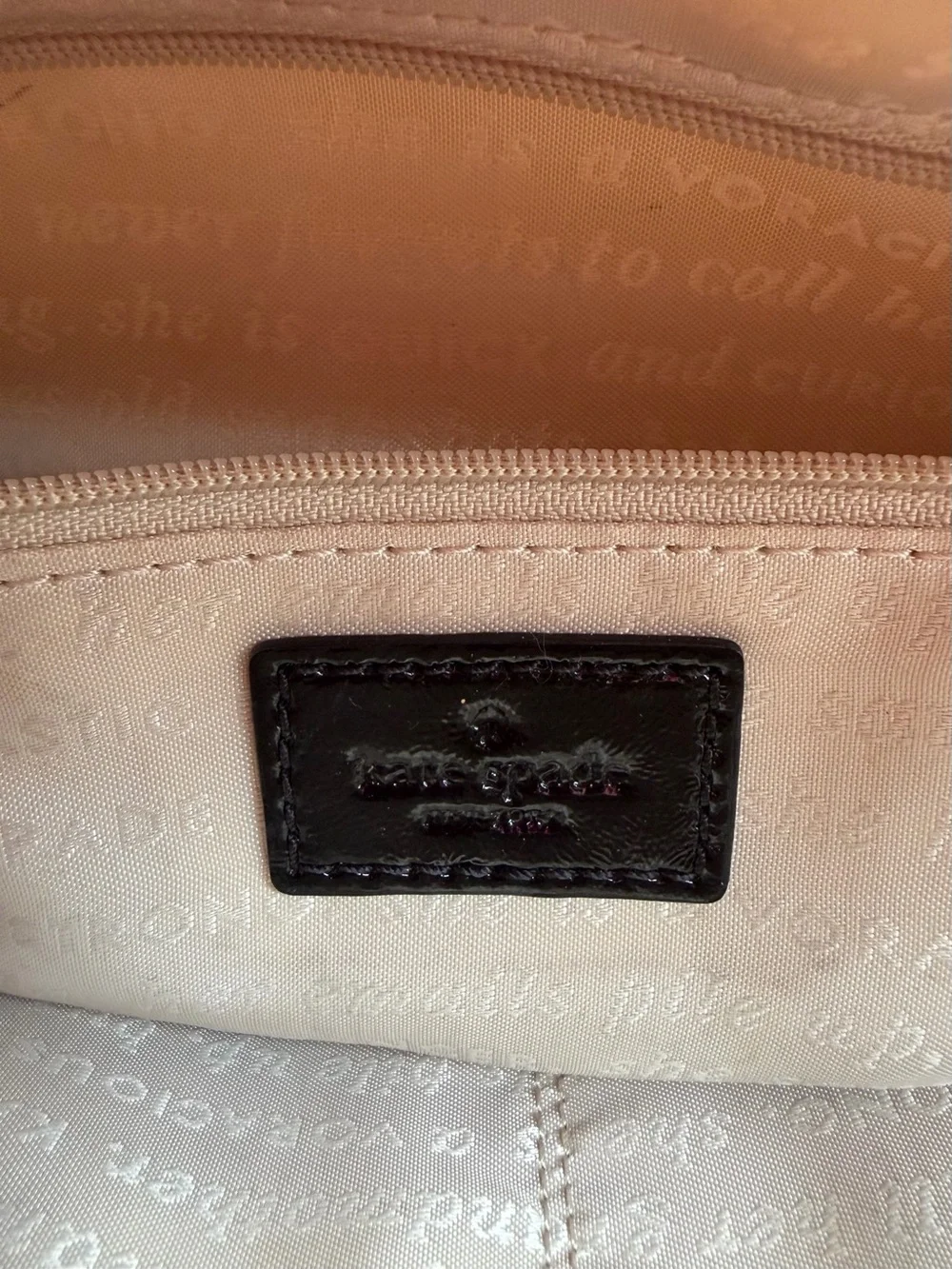 kate spade Black & Cream Two-Tone Satchel